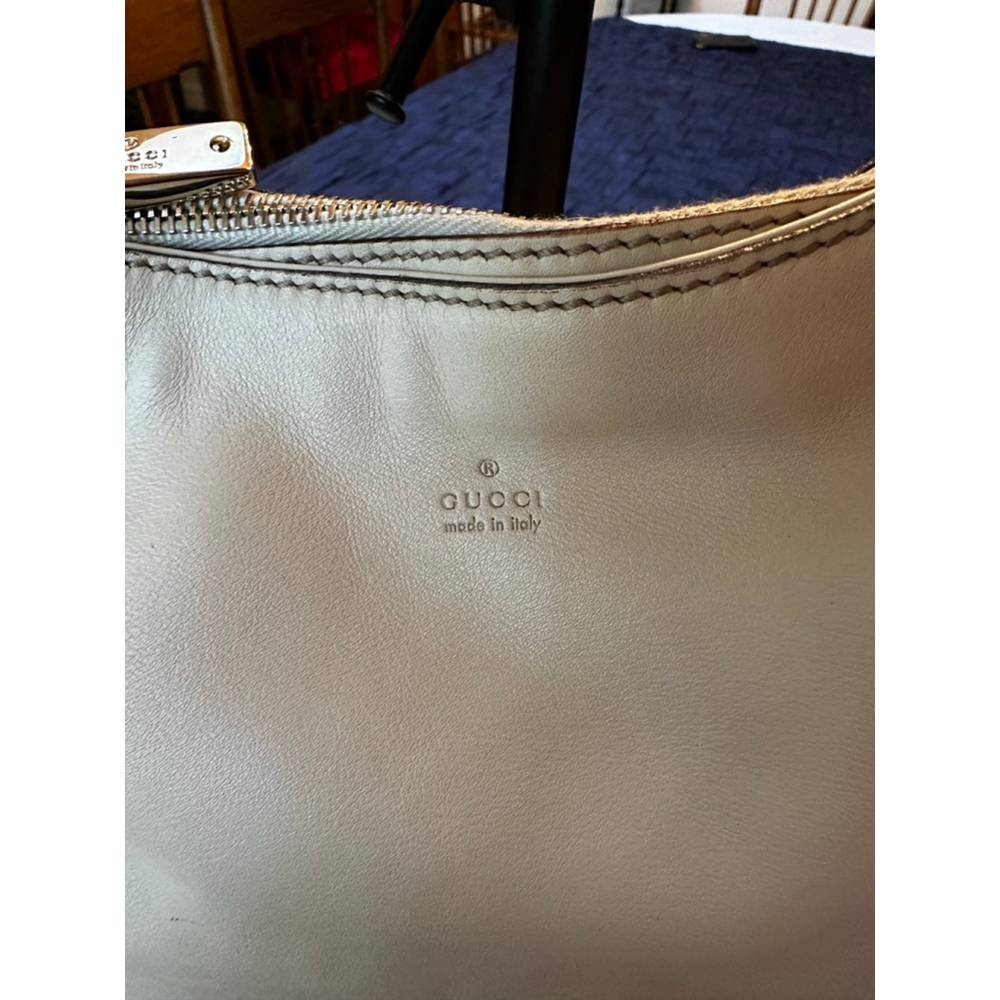 Gucci Cream Leather Hobo Bag - Picture 4 of 16